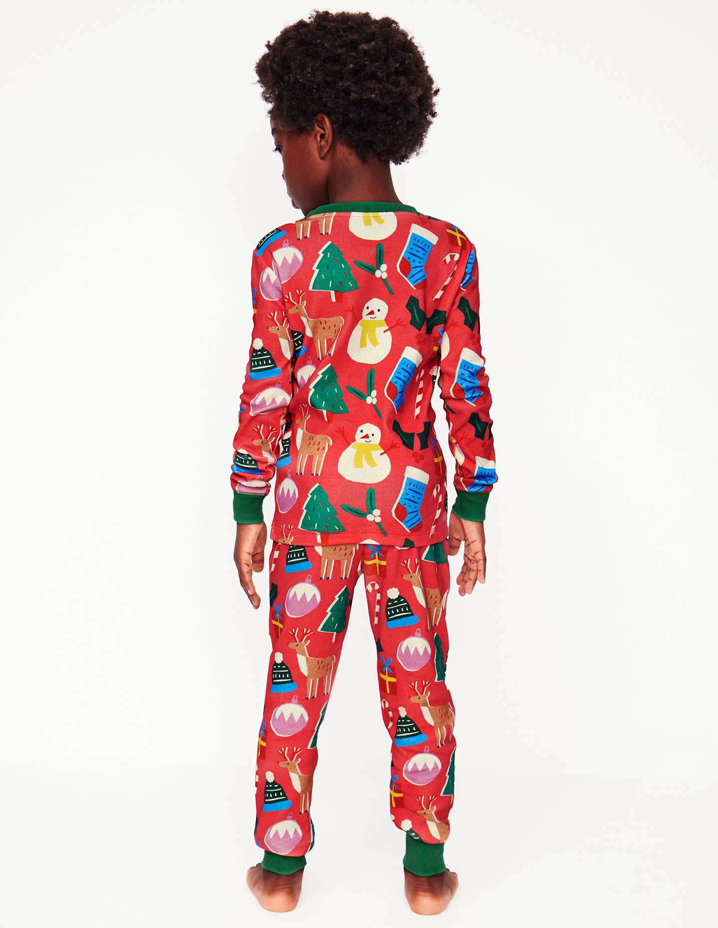 Twin Pack Snug Pyjamas -Jam Red Christmas