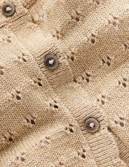 Sparkle Occasion Cardigan-Gold