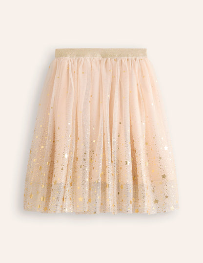 Tulle Metallic Ombre Skirt -Sandpiper Gold Star