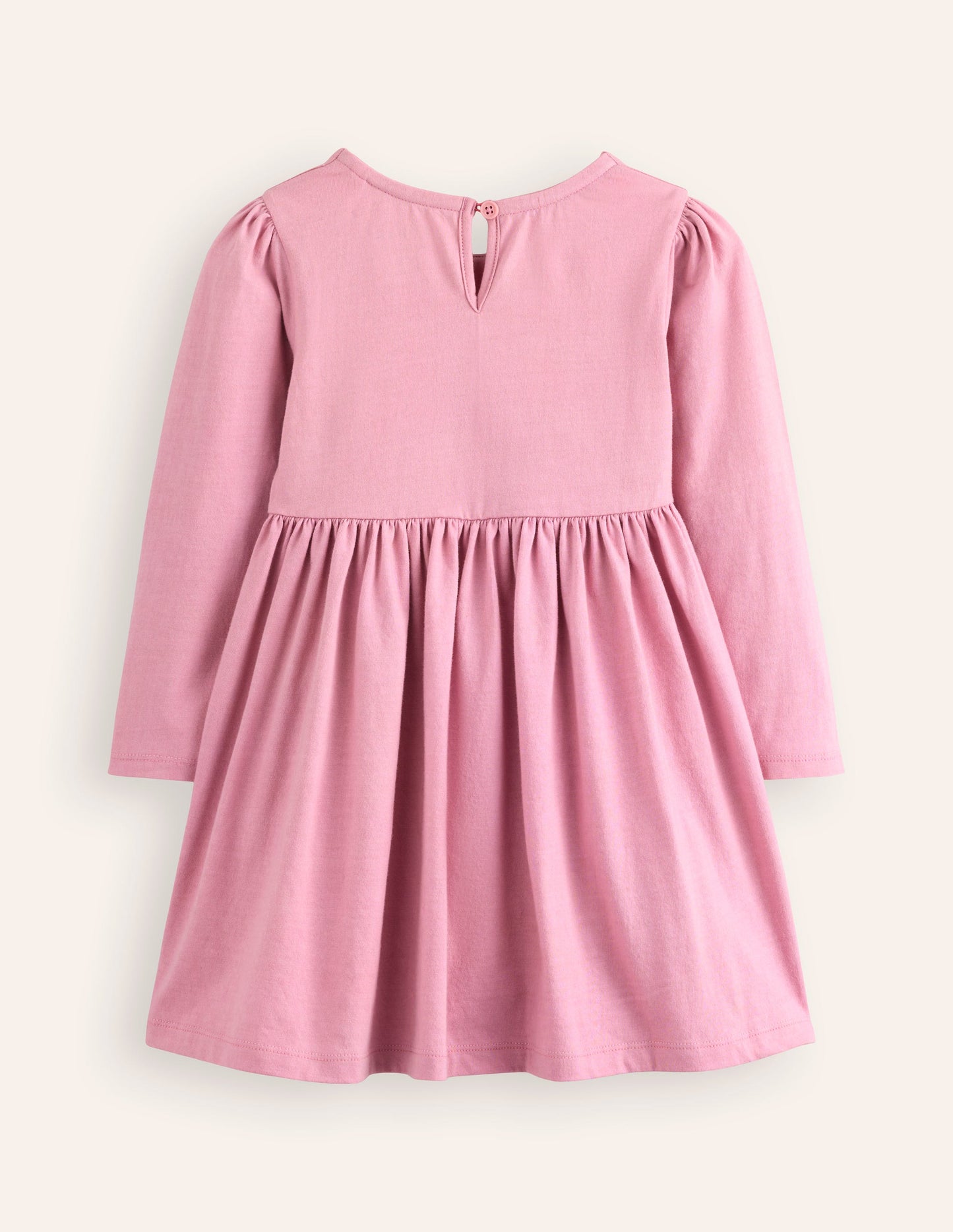 Nellie Appliqué Flare Dress-Vintage Pink Woodland