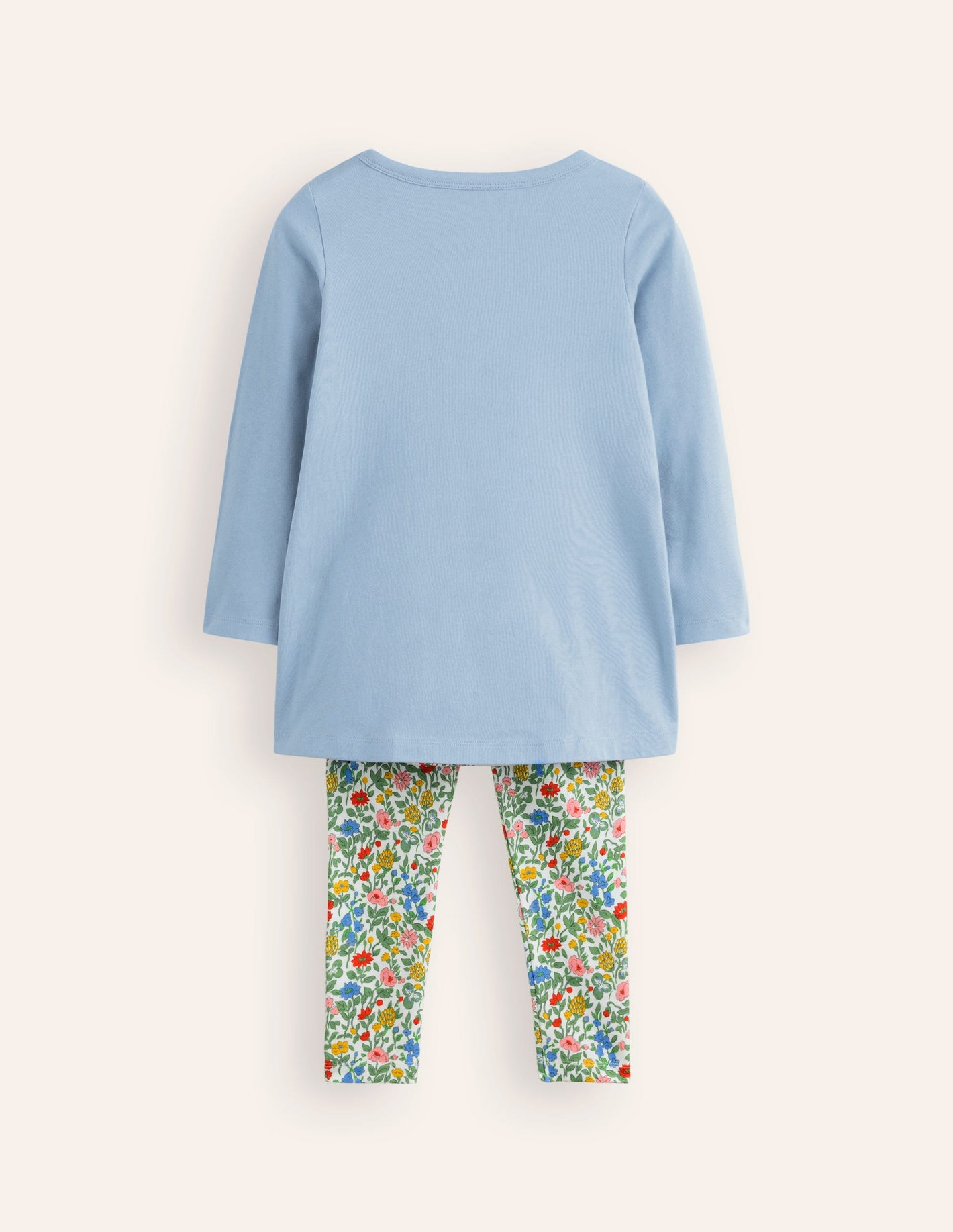 Appliqué Tunic and Legging Set-French Blue Unicorns