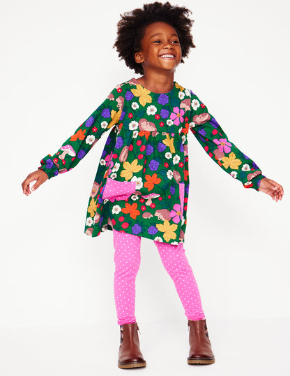 Print Tunic and Leggings Set -Highland Green Hedgehogs