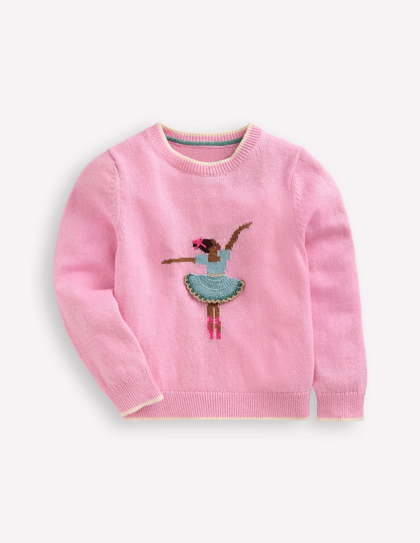 Fun Logo Jumper -Chalk Pink Ballerina