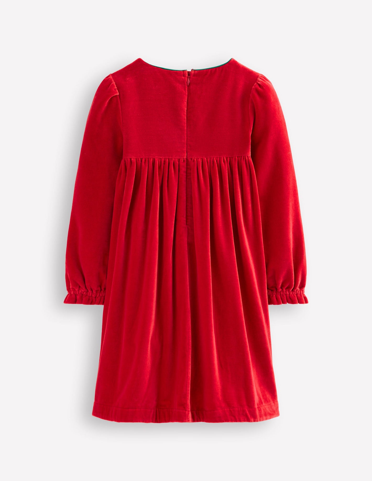 Bess Cosy Smocked Dress-Poppy Red Rabbit