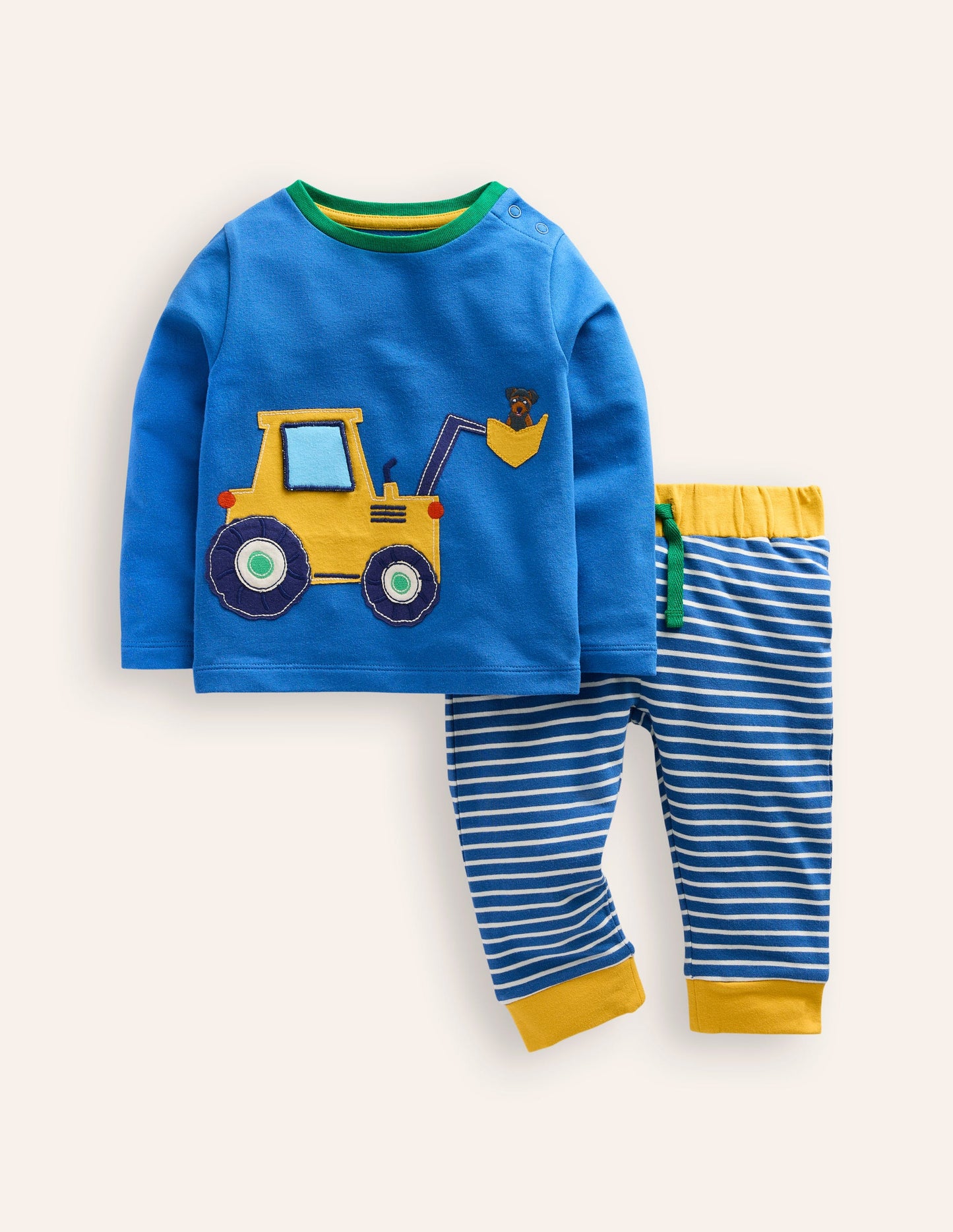 Jersey Top and Trousers Set-Bluejay Digger