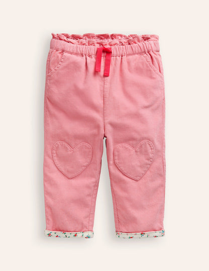 Cord Trousers-Almond Pink