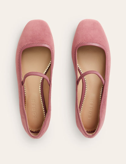 Thea Mary Jane Ballet Flat-Old Rose