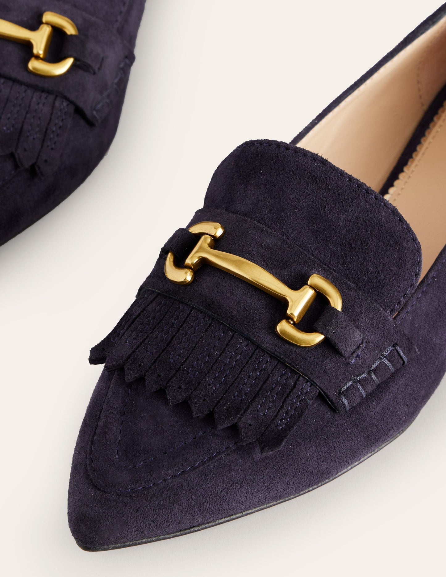 Iris Ghillie Loafers-Navy Suede