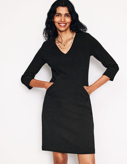 Bronte Ottoman Dress-Black