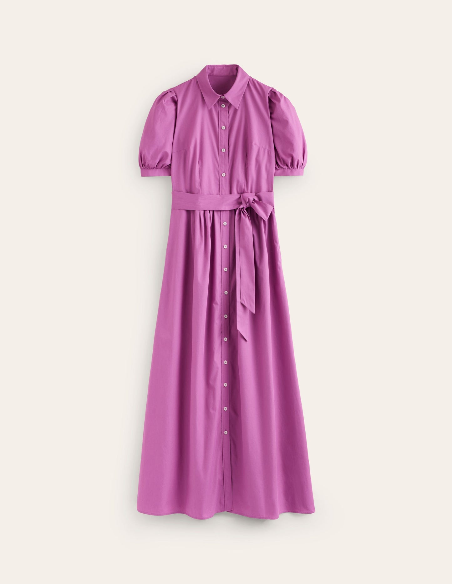 Alexa Maxi Shirt Dress-Foxglove