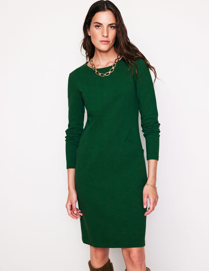 Ellen Ottoman Dress-Pine