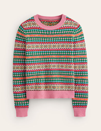 Edie Fair Isle Jumper-Heritage Fair Isle