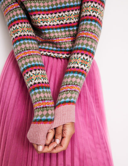 Edie Fair Isle Jumper-Heritage Fair Isle