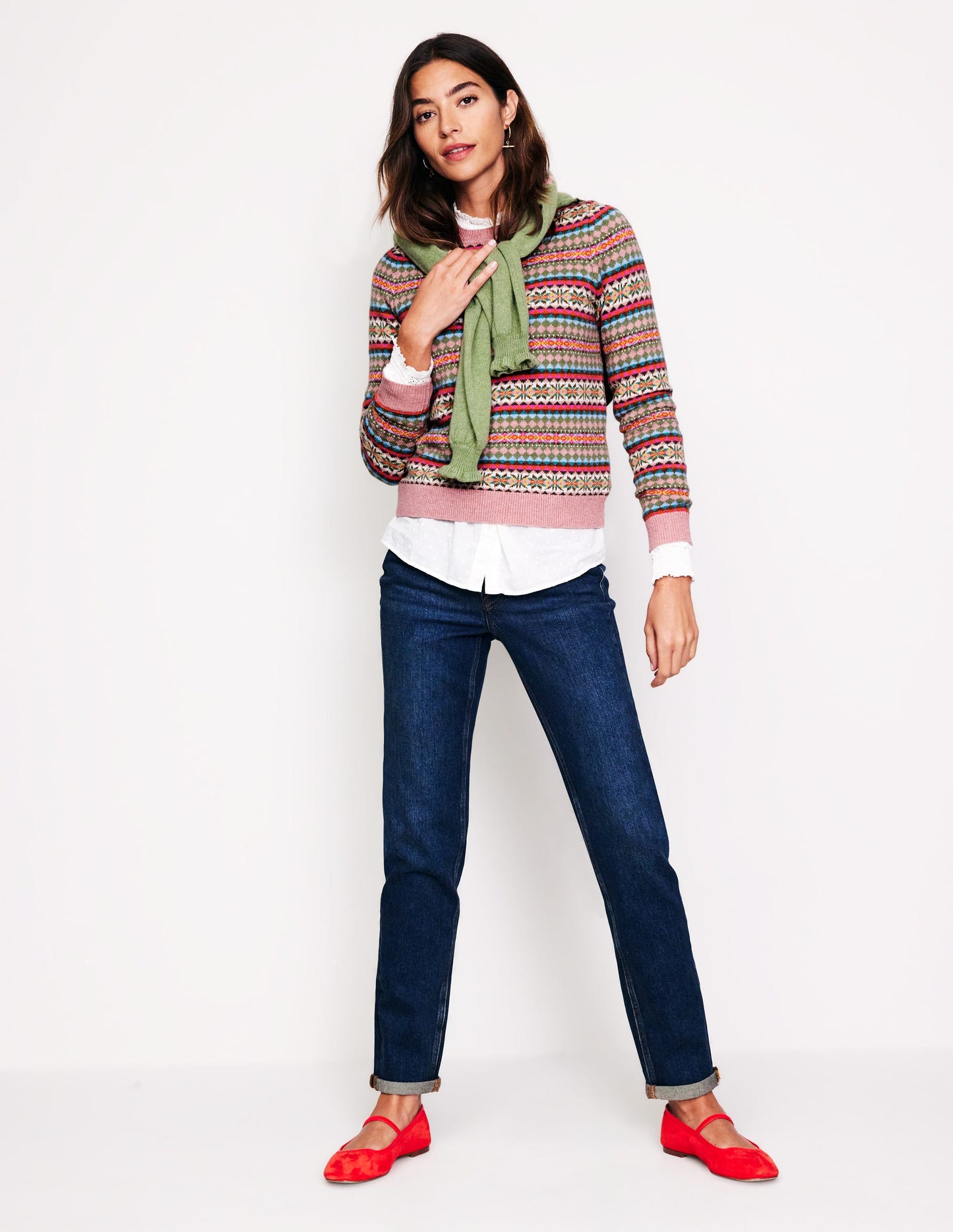 Edie Fair Isle Jumper-Heritage Fair Isle