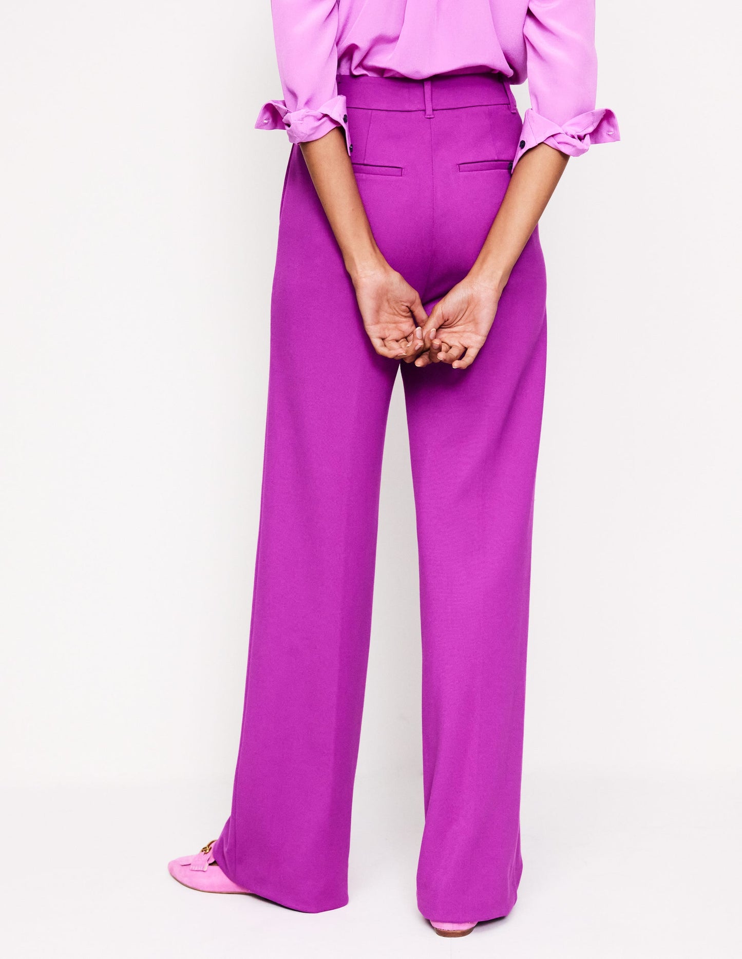 Westbourne Ponte Trousers-Regal Purple