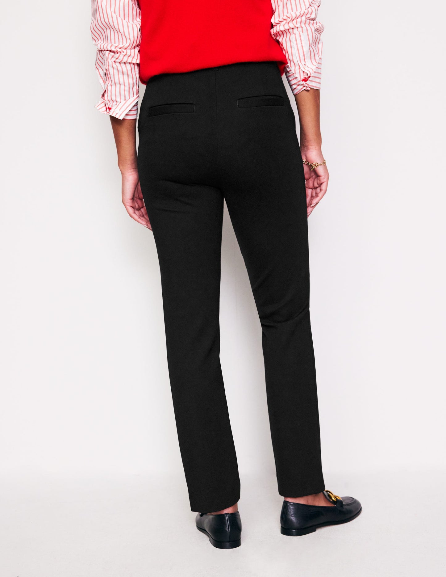 Highgate Ponte Trousers-Black