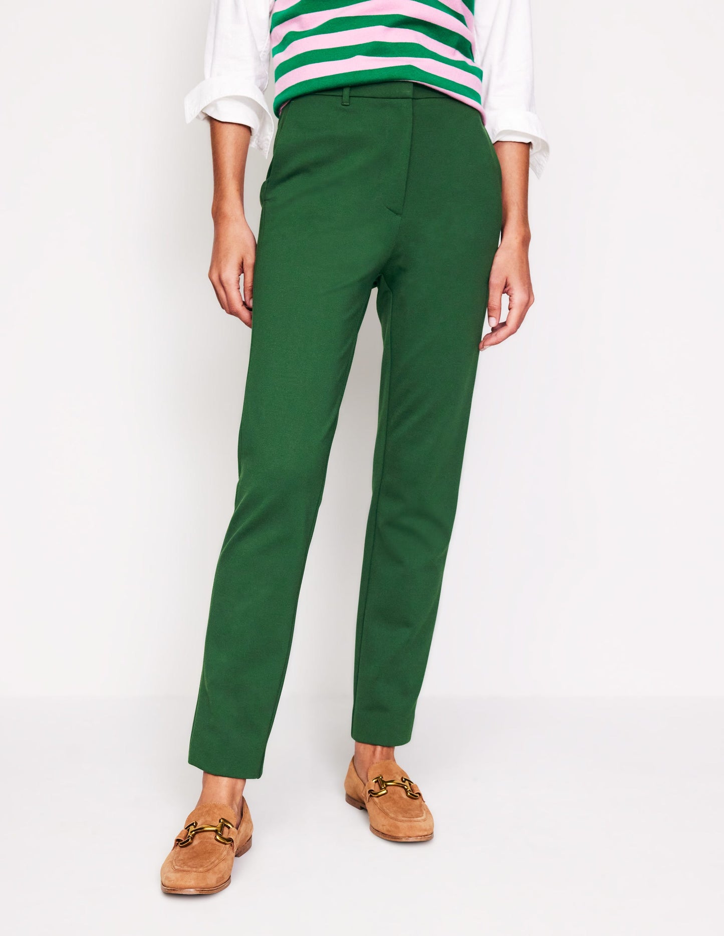 Highgate Ponte Trousers-Pine