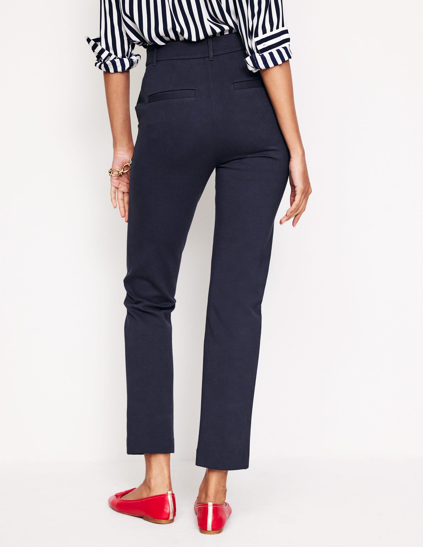 Highgate Ponte Trousers-Navy