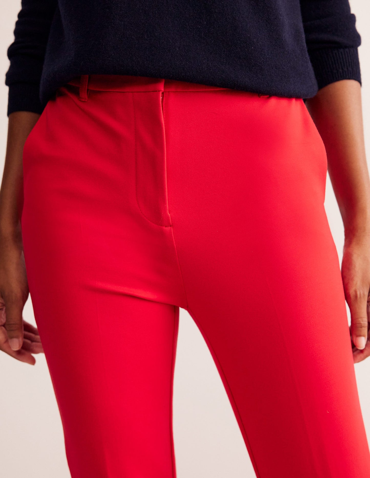 Highgate Ponte Trousers-Hot Pepper