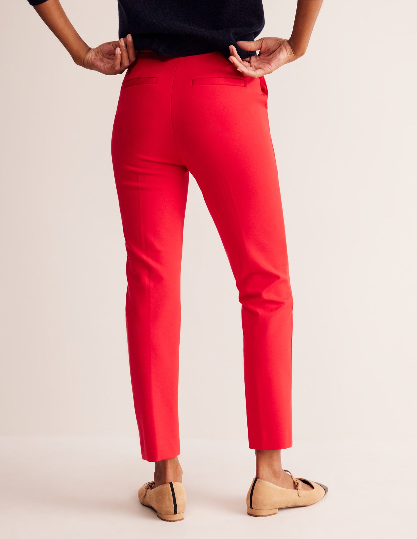 Highgate Ponte Trousers-Hot Pepper