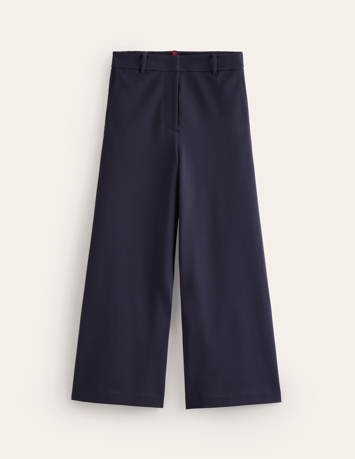 Ponte Wide Leg Culottes-Navy