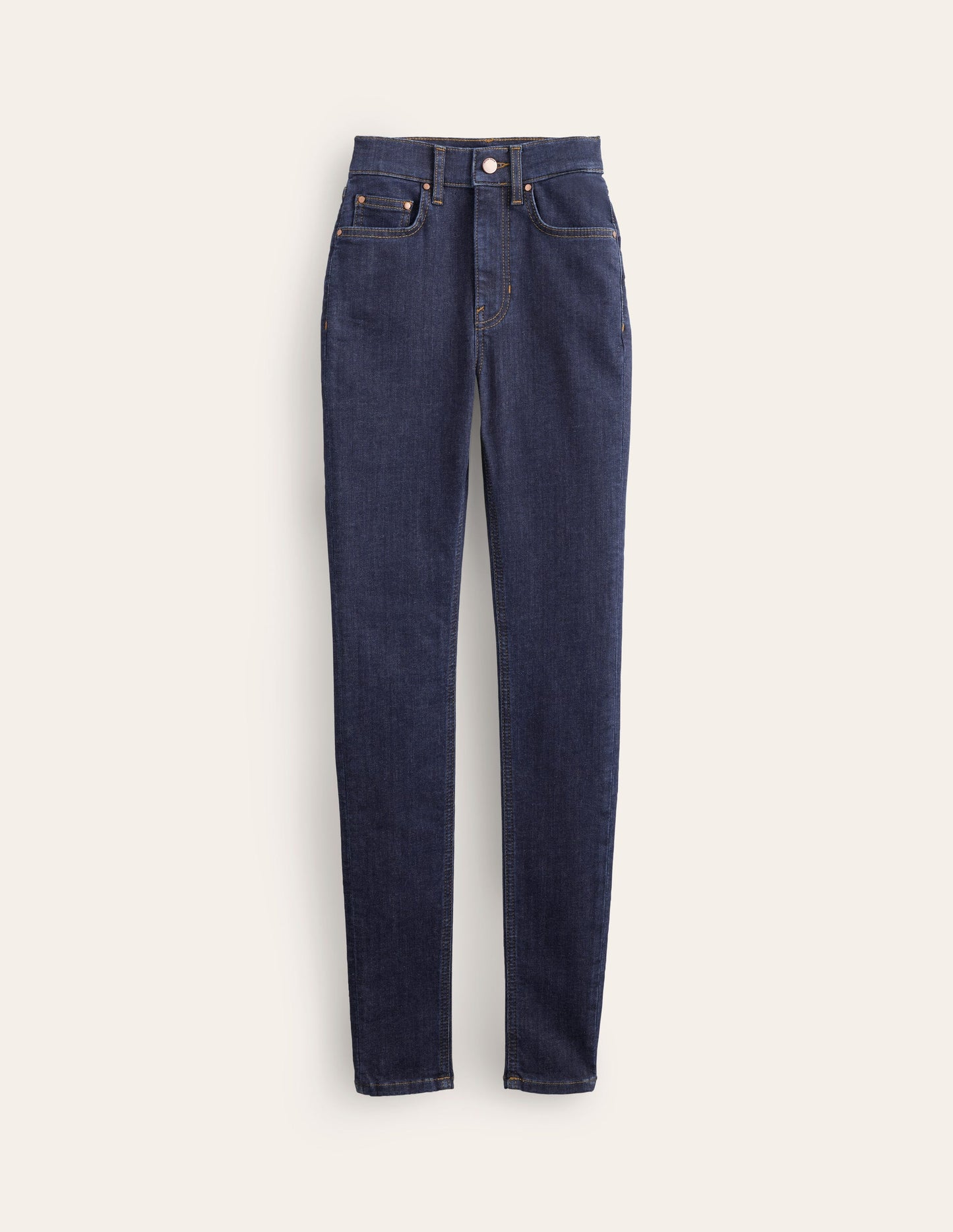 High Rise Skinny Jeans-Mid Wash