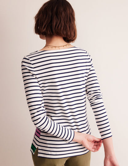 Ella Long Sleeve Breton-Multi, Sunshine Pop