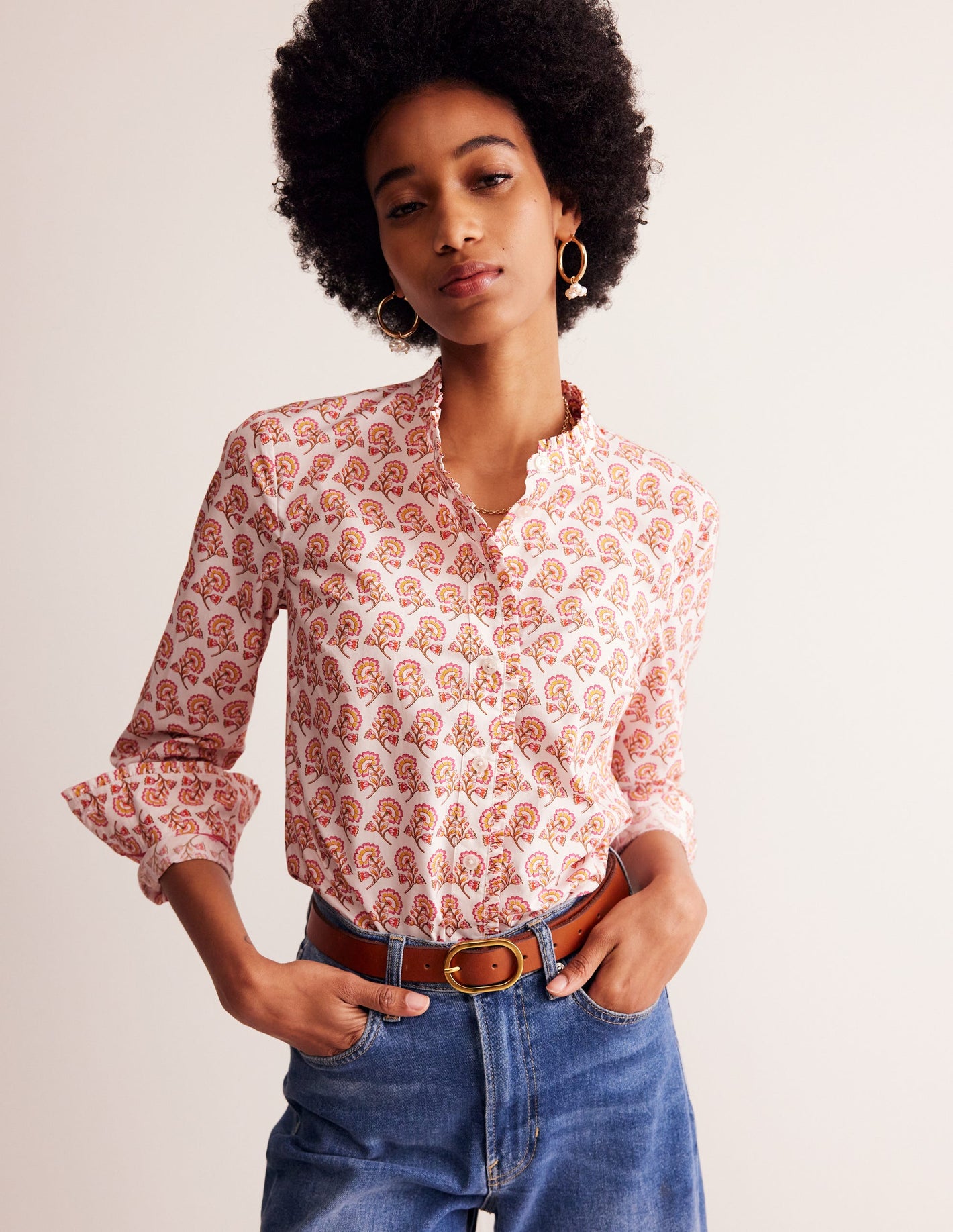 Phoebe Shirt-Ivory, Azelia SprIg