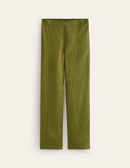 Hampstead Linen Trousers-Mayfly