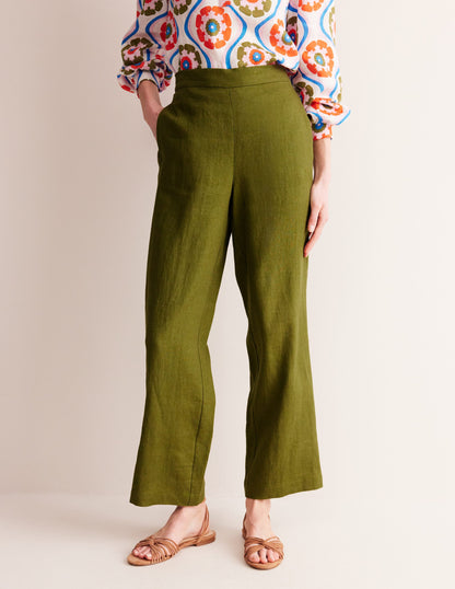 Hampstead Linen Trousers-Mayfly