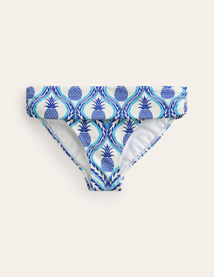 Levanzo Fold Bikini Bottoms-Surf The Web, Pineapple Wave