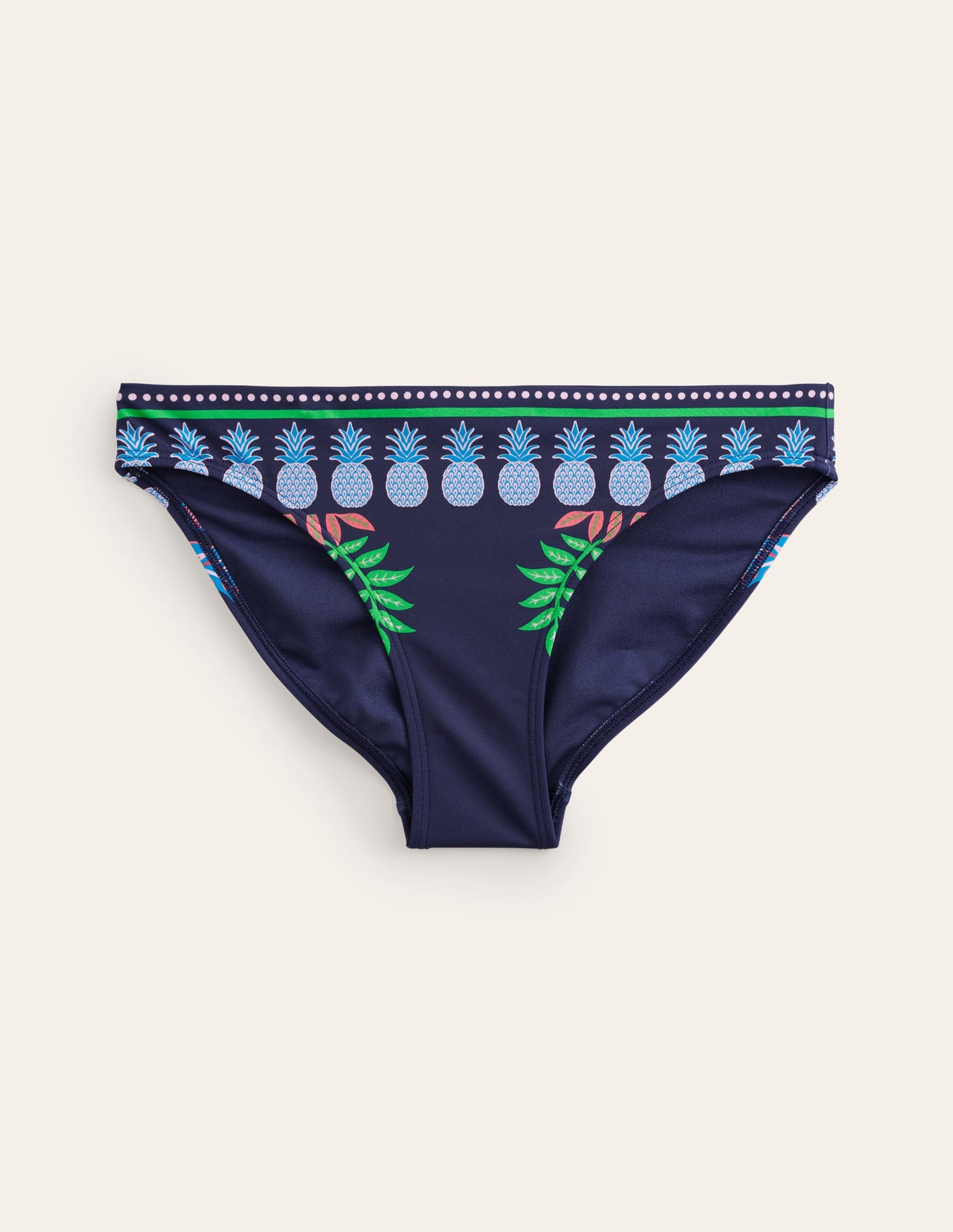 Classic Bikini Bottoms-French Navy Tropic