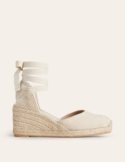 Cassie Espadrille Wedge-Oatmeal