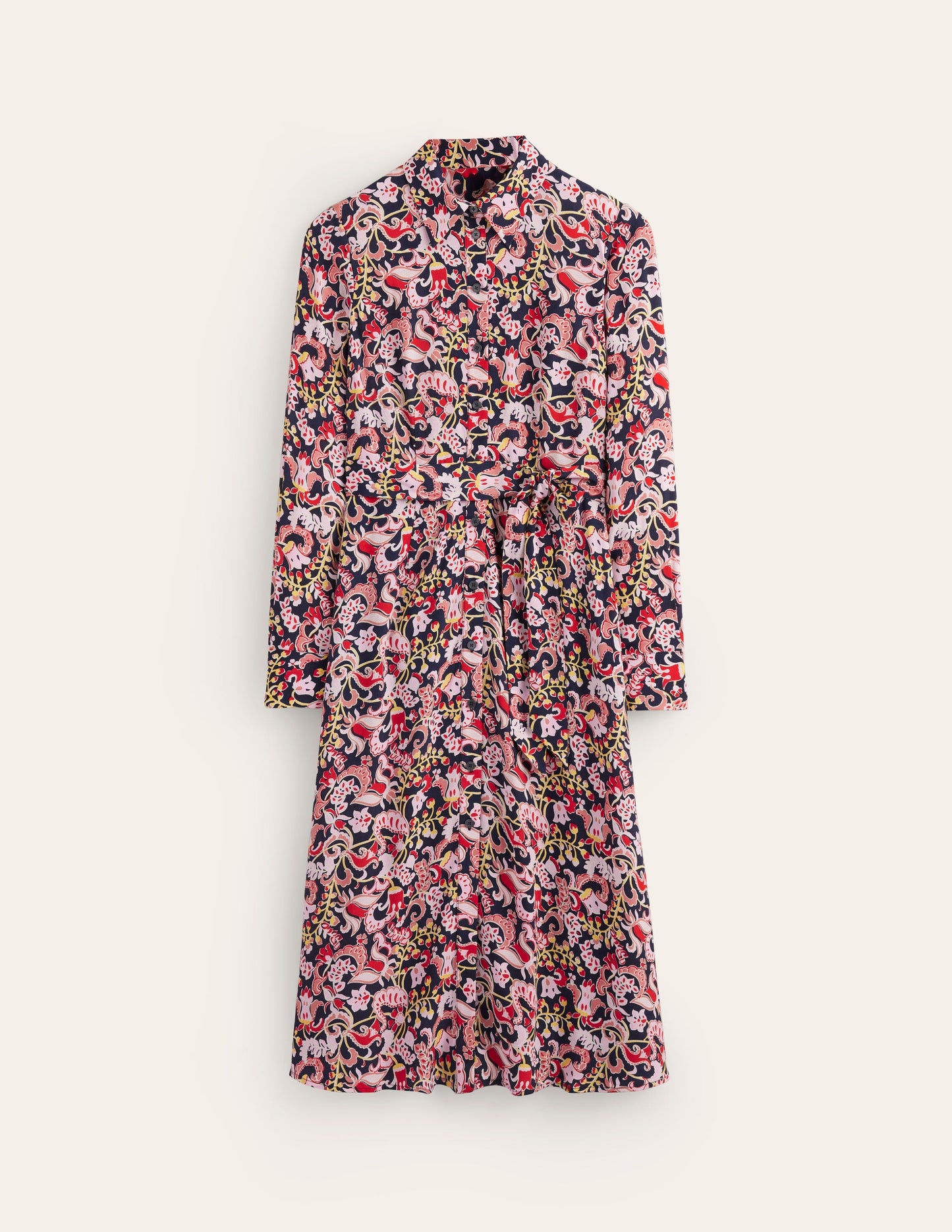 Kate Midi Shirt Dress-Soft Peony, Sweet Pea