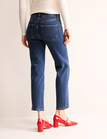 Mid Rise Slim Leg Jeans-Mid Vintage