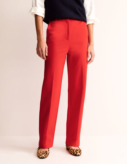 Pimlico Ponte Trousers-Hot Pepper