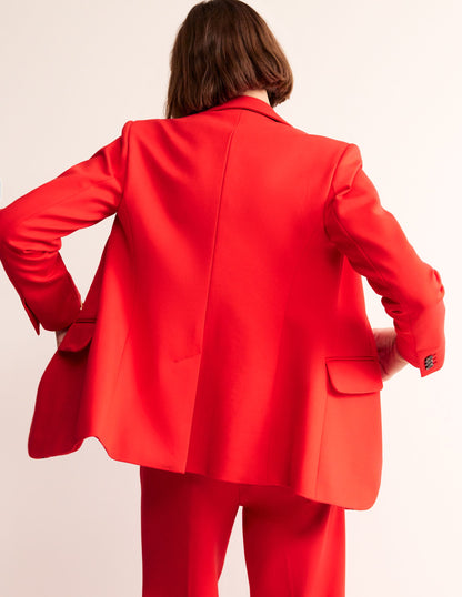 Marylebone Ponte Blazer-Hot Pepper