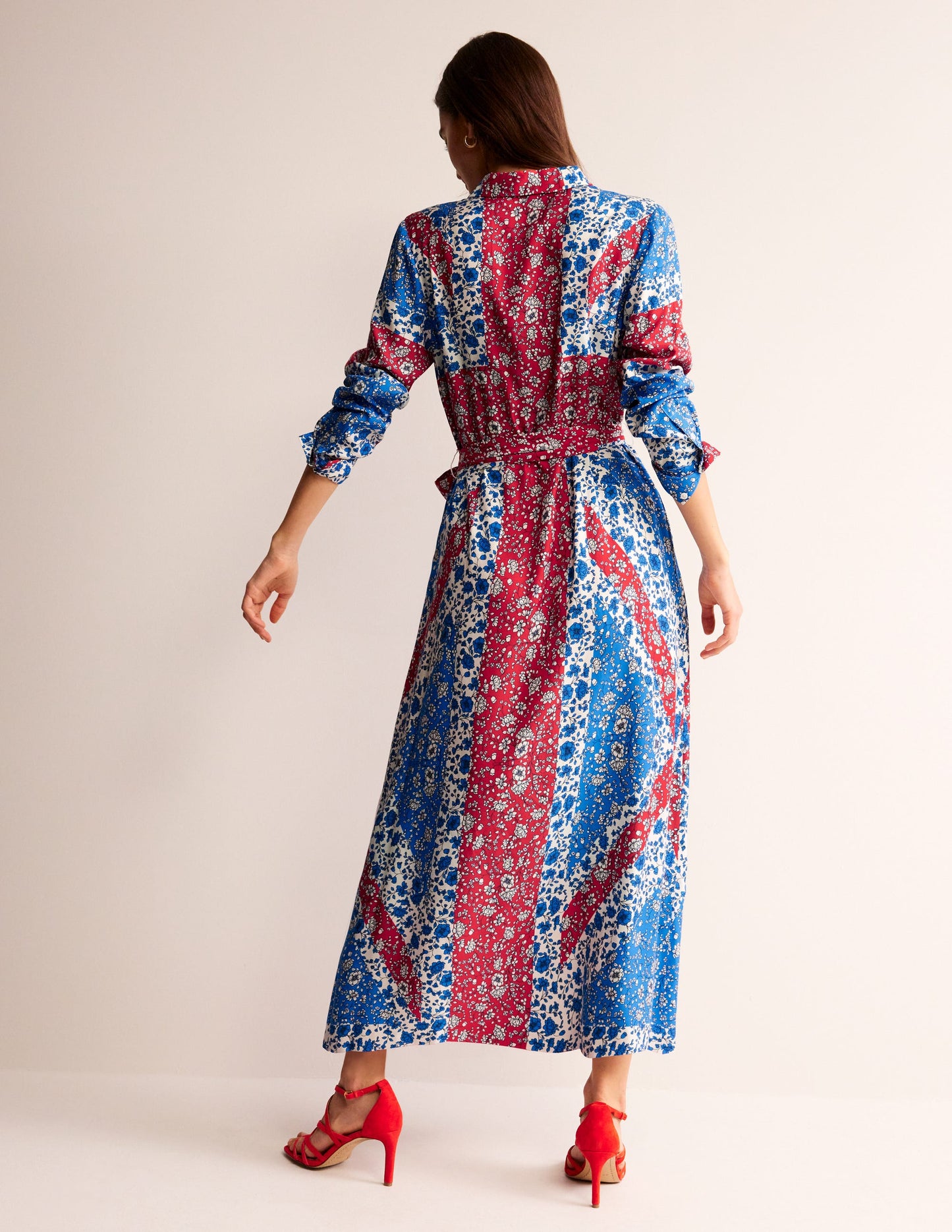 Claudia Maxi Shirt Dress-Indigo Bunting, Union Jack