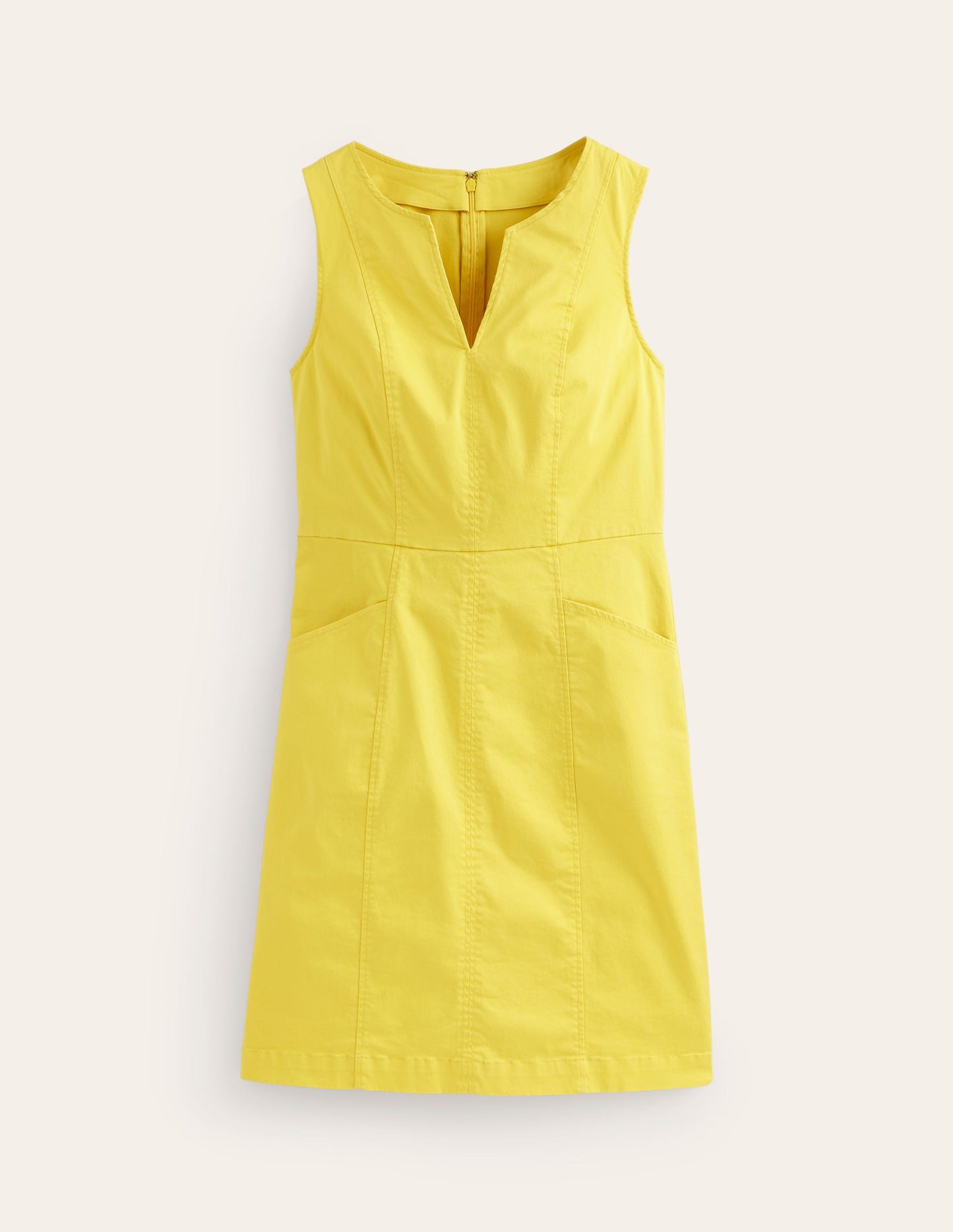 Helena Chino Short Dress-Passionfruit