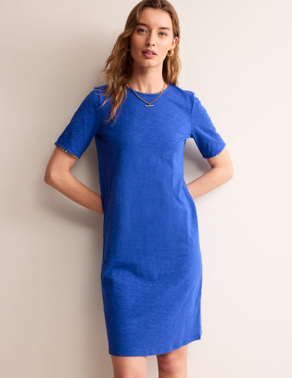 Ali Pom Sleeve Dress-Surf the Web