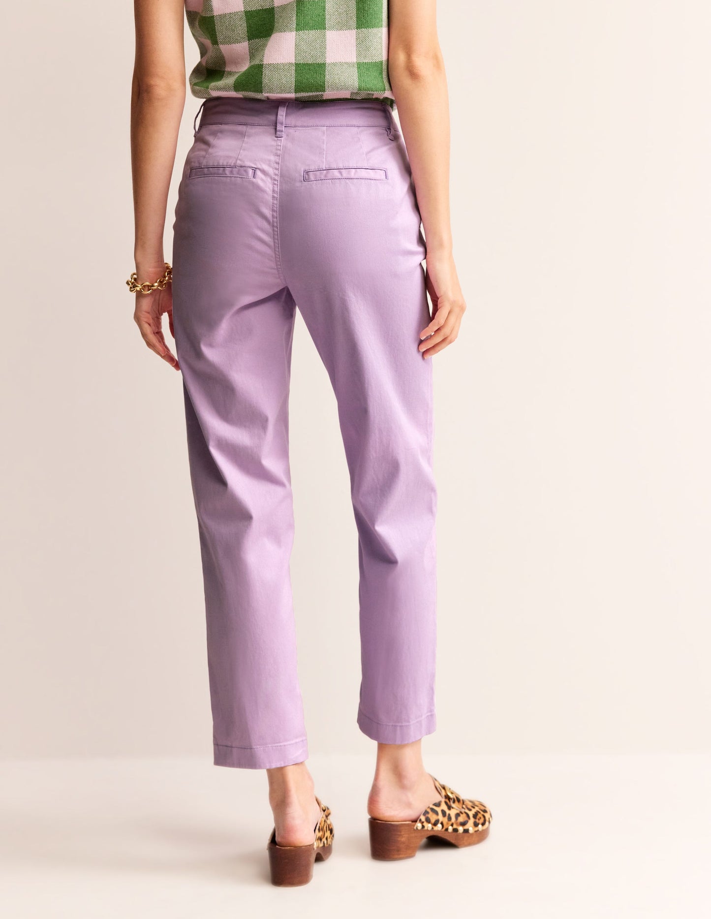 Barnsbury Chino Trousers-Orchid Bloom