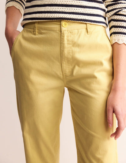 Barnsbury Chino Trousers-Dusky Citron