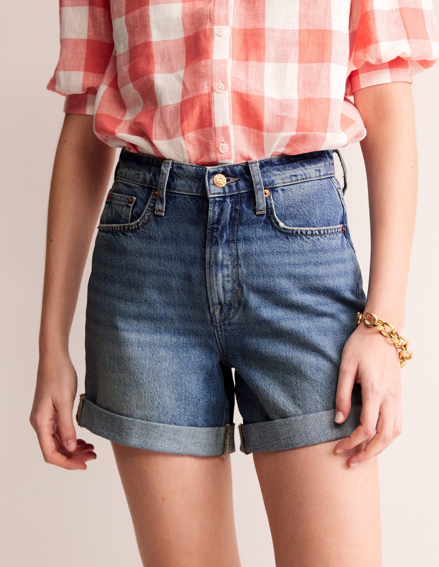 Denim Shorts-Mid Vintage