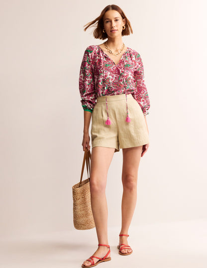 Serena Cotton Blouse-Multi, Fantastical