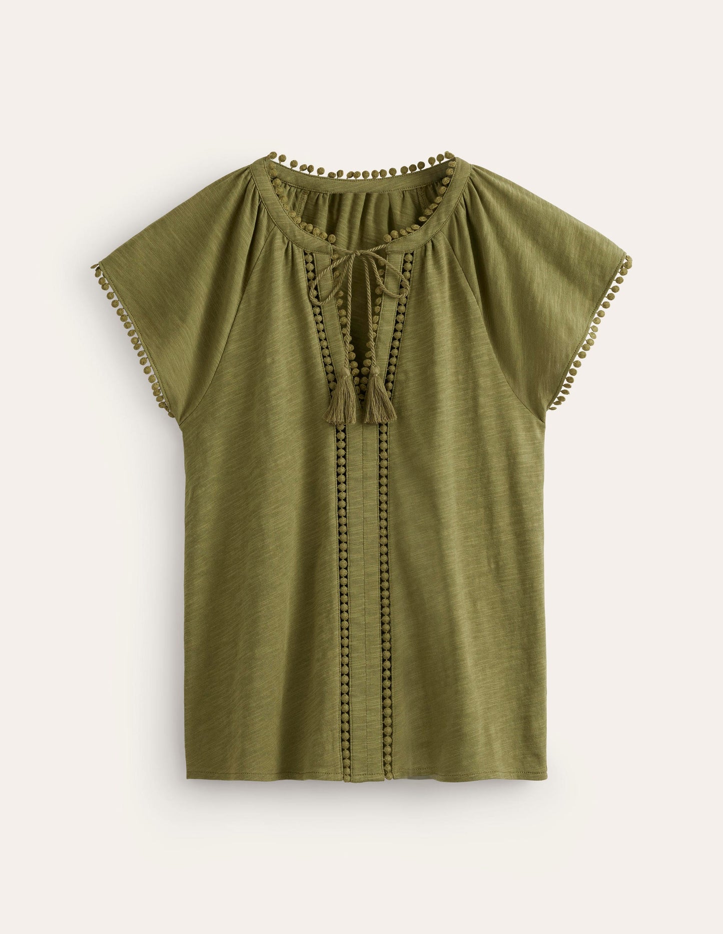 Millie Trim Detail Top-Mayfly