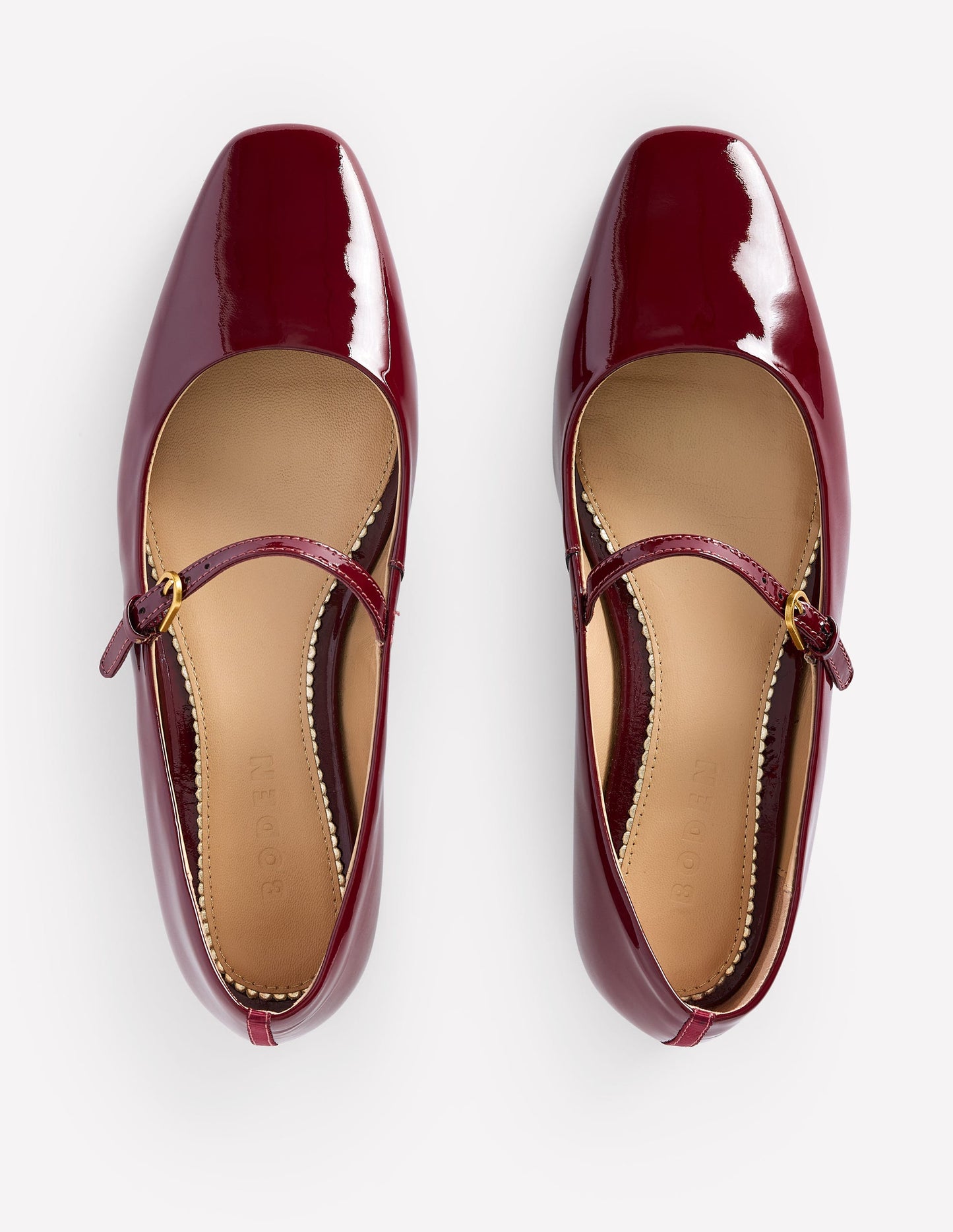 Penelope Mary Jane Flat-Oxblood