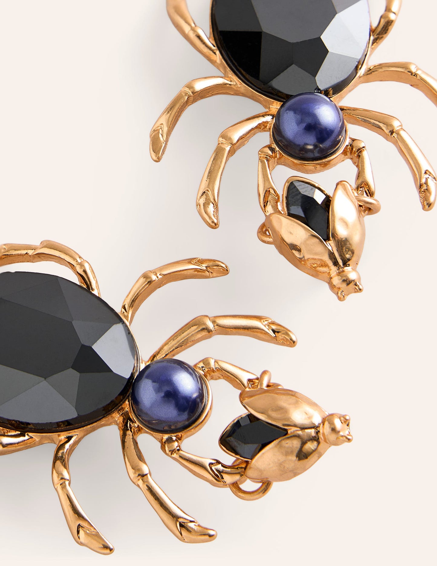 Metal Novelty Earrings-Spider