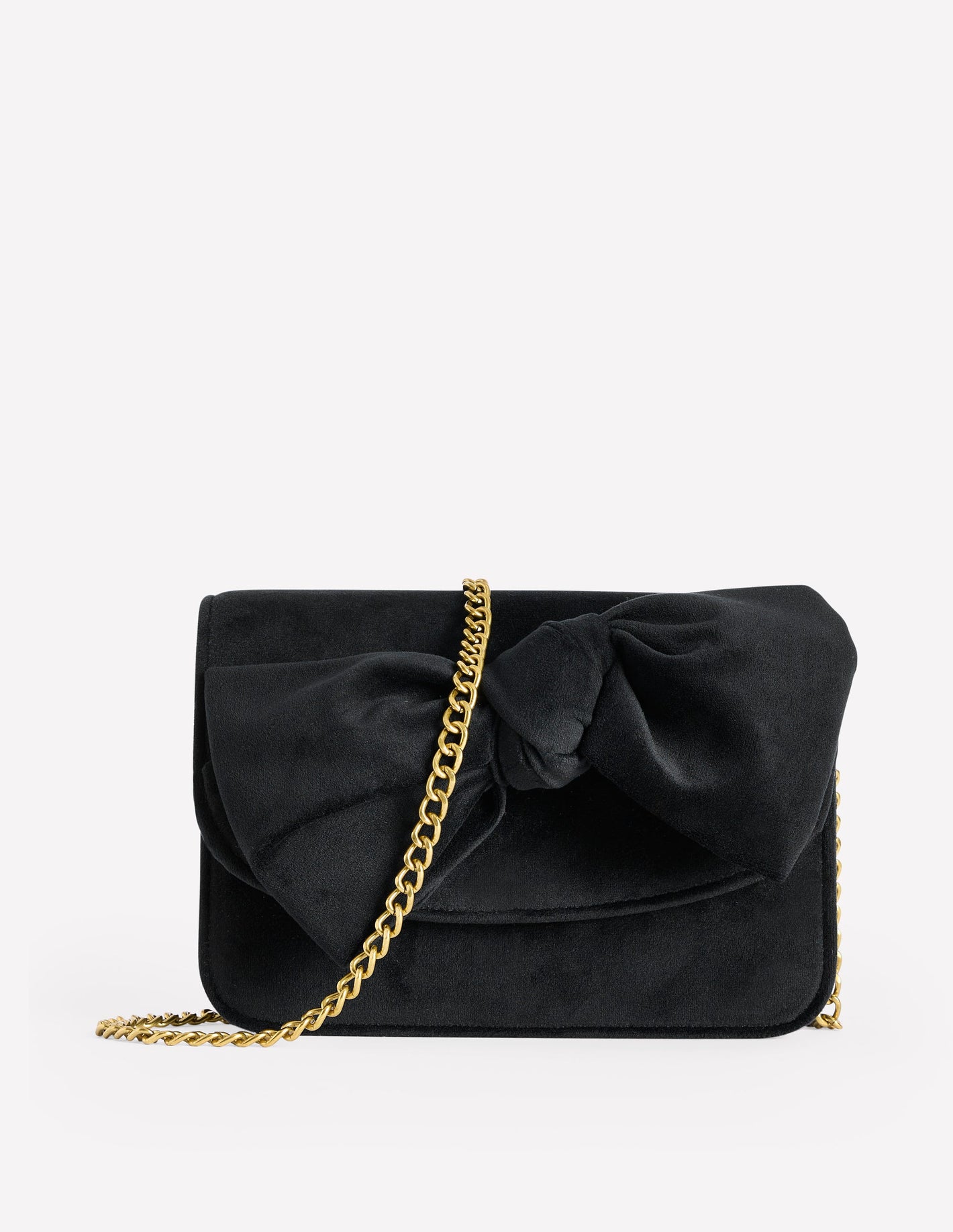 Bow Evening Bag-Black