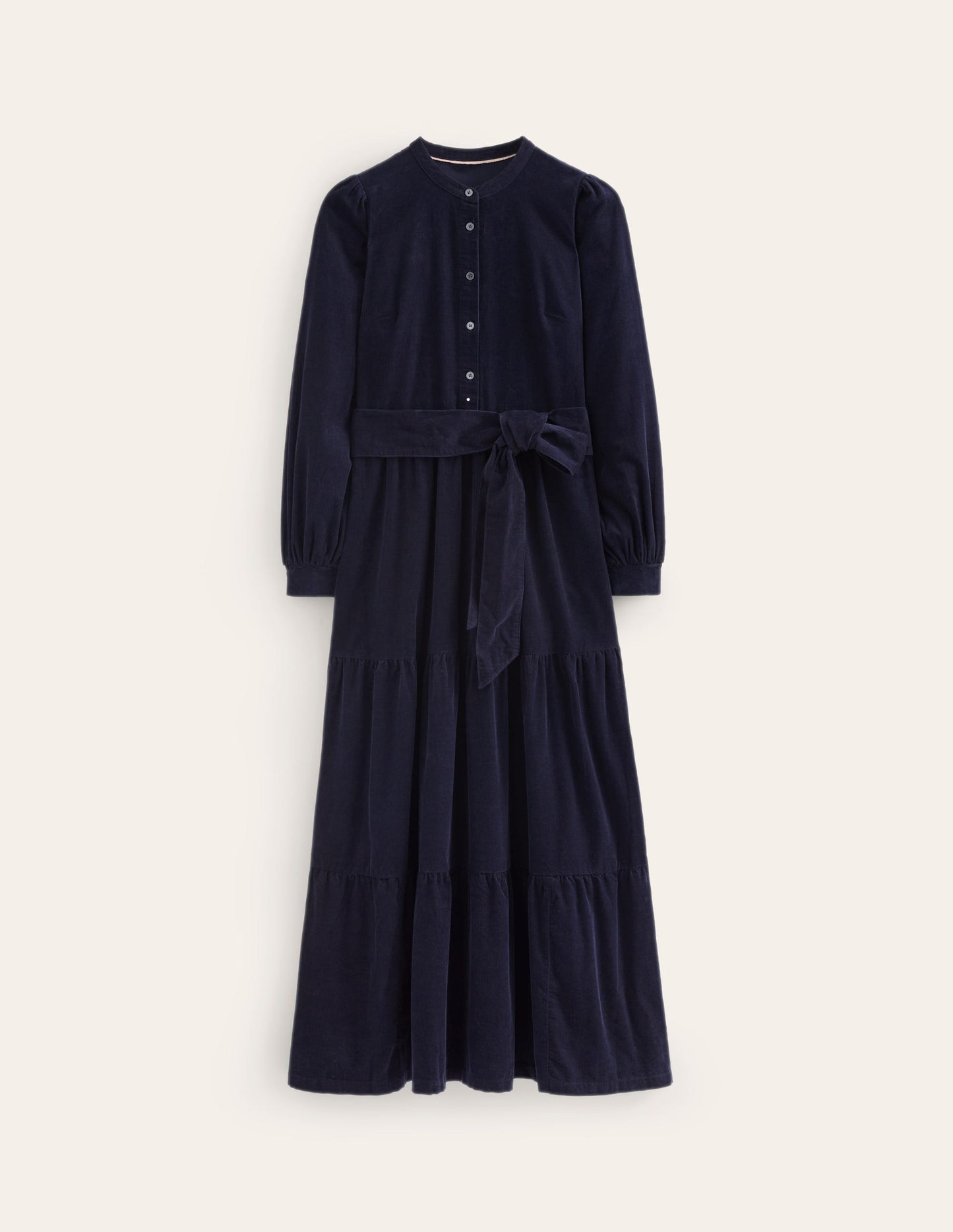 Alba Cord Maxi Dress -Navy