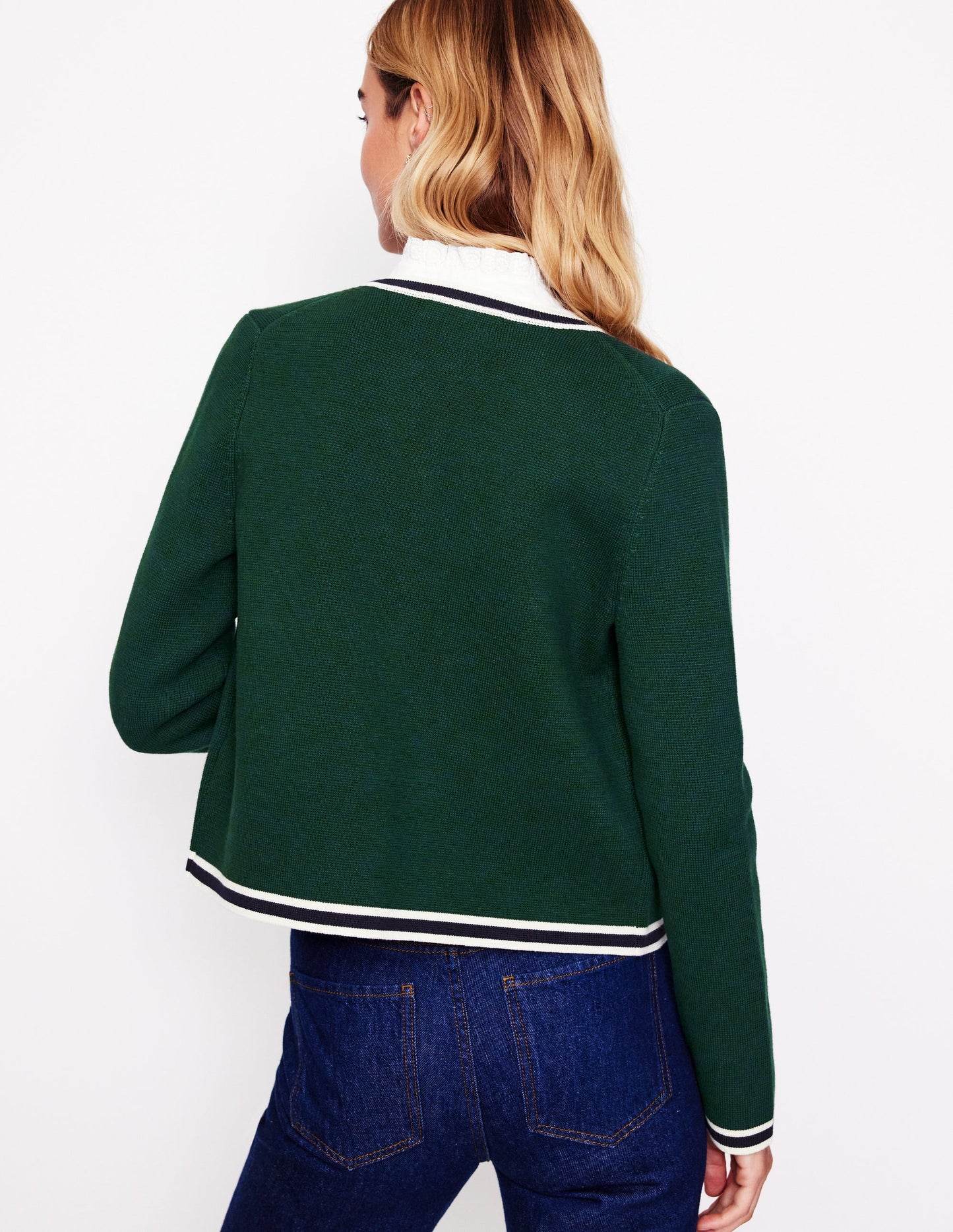 Holly Knitted Jacket-Glade Green